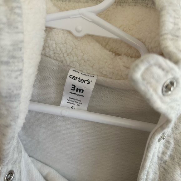 Carters Neutral Quilted Baby Bunting - Picture 5 of 5